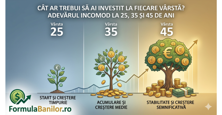 cat ar trebui sa ai investit la fiecare varsta