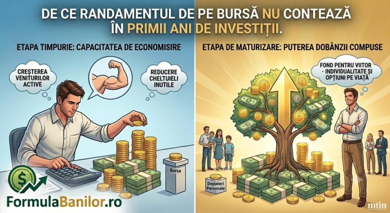 randamentul pe bursa in primii ani